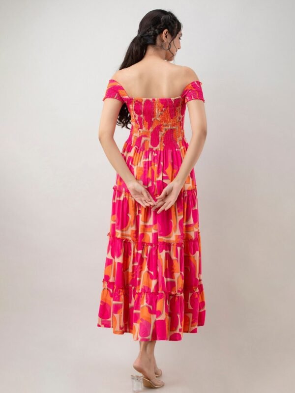 Multicoloured Floral Maxi Maxi Dress - Image 5