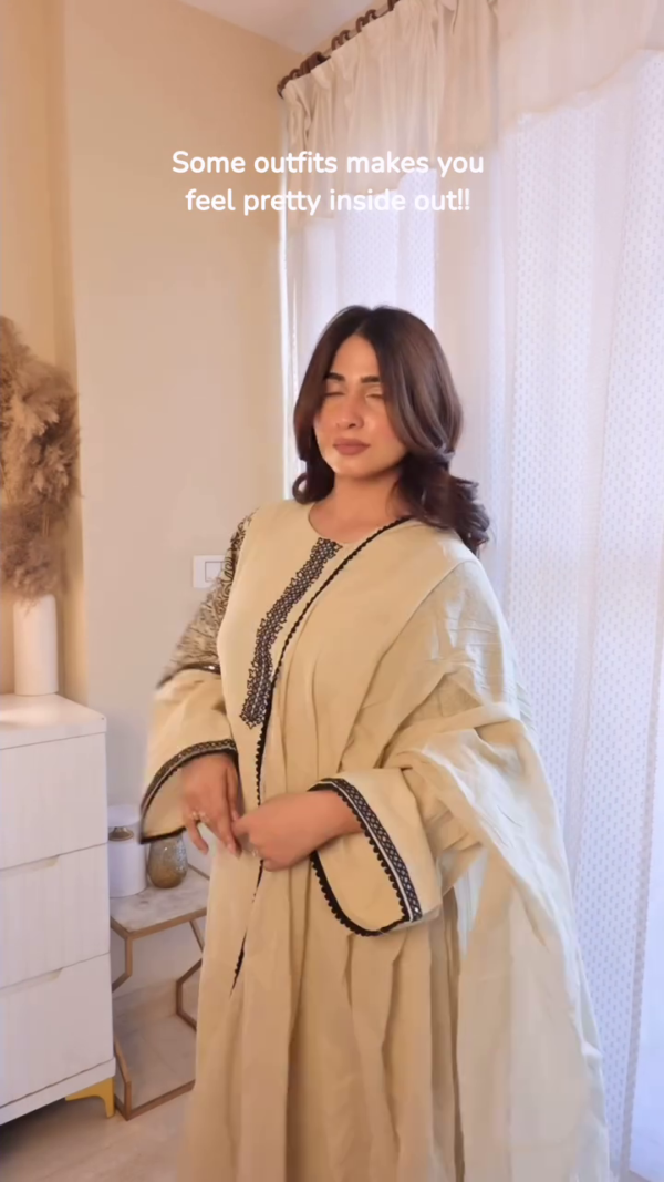Longline Open front Cotton Shrug - Image 5