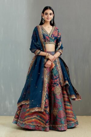 Traditional Digital Print Lehenga Choli for Women