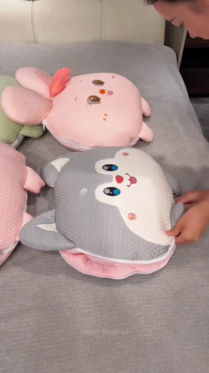Cute Cartoon Animal Baby Pillow & Soft Cushion