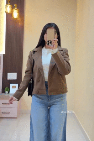 Women’s Classic Brown Short Coat