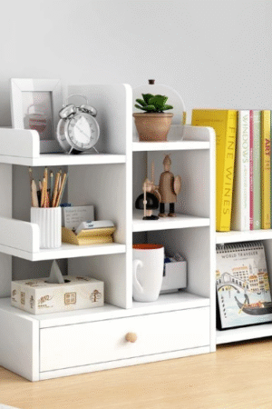 Multi-Compartment Table Storage Rack