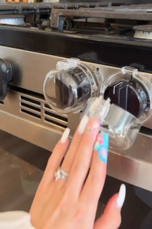 Child Safety Stove Knob Covers | Transparent Gas Stove Protector Caps